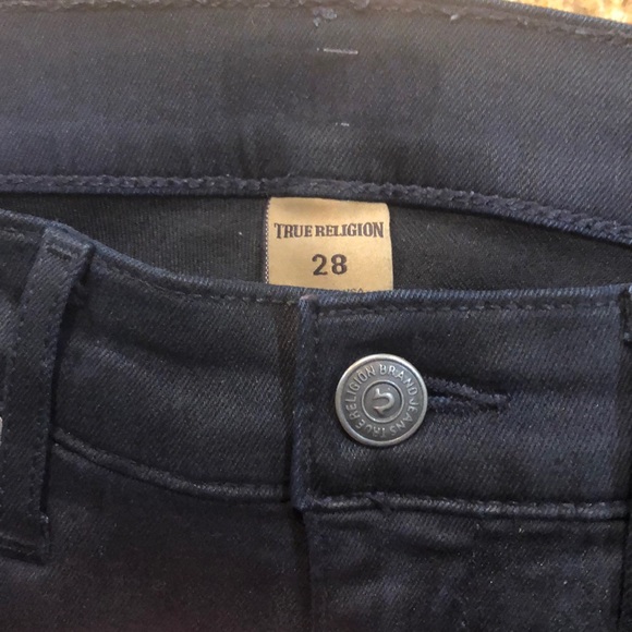 True Religion coated denim. Size 28. Style Halle - Picture 4 of 5